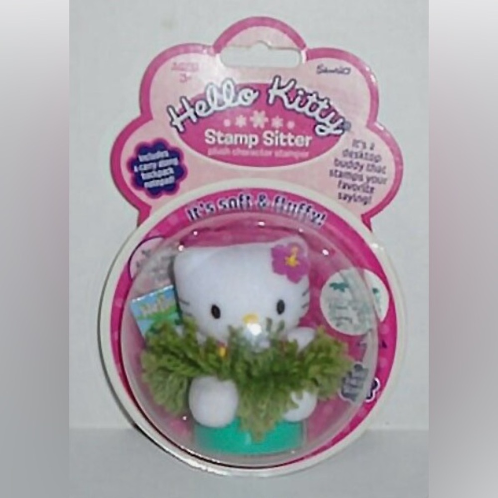 HTF 2006 Hello Kitty Sanrio Plush Character Stamper ~ Vintage New